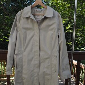 Eddie Bauer Trench, Women’s size L in tan
